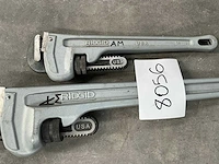 Ridgid pijptang (2x) - afbeelding 3 van  4