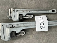 Ridgid pijptang (2x) - afbeelding 3 van  4