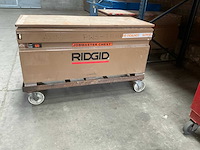 Ridgid plaatstalen mobiele materiaalkoffer - afbeelding 2 van  4