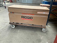 Ridgid plaatstalen mobiele materiaalkoffer - afbeelding 3 van  4