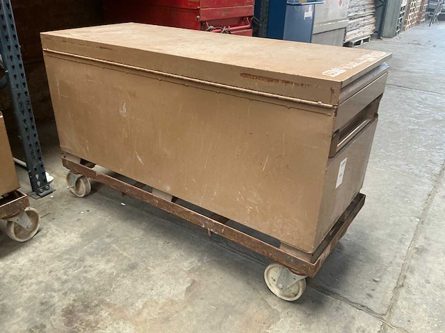Ridgid plaatstalen mobiele materiaalkoffer - afbeelding 4 van  4