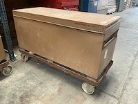 Ridgid plaatstalen mobiele materiaalkoffer - afbeelding 4 van  4
