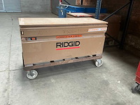 Ridgid plaatstalen mobiele materiaalkoffer - afbeelding 1 van  3