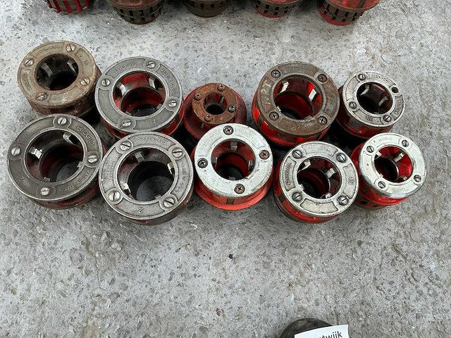 Ridgid snijkoppen voor draadsnijmachine (10x) - afbeelding 1 van  5
