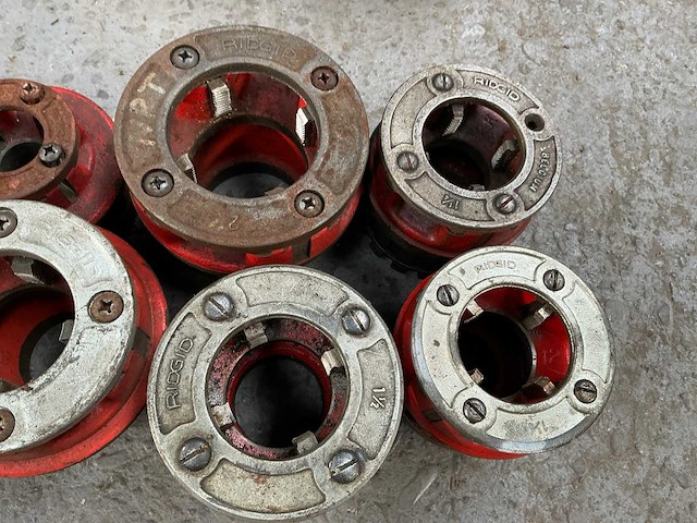 Ridgid snijkoppen voor draadsnijmachine (10x) - afbeelding 5 van  5