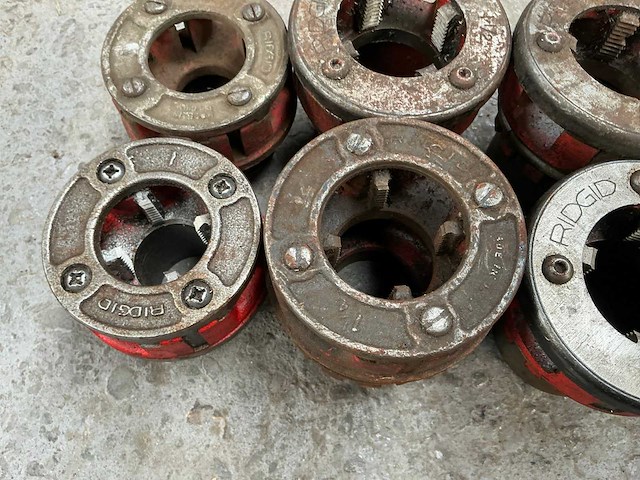 Ridgid / virax snijkoppen voor draadsnijmachine (10x) - afbeelding 2 van  6