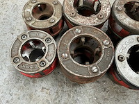 Ridgid / virax snijkoppen voor draadsnijmachine (10x) - afbeelding 2 van  6