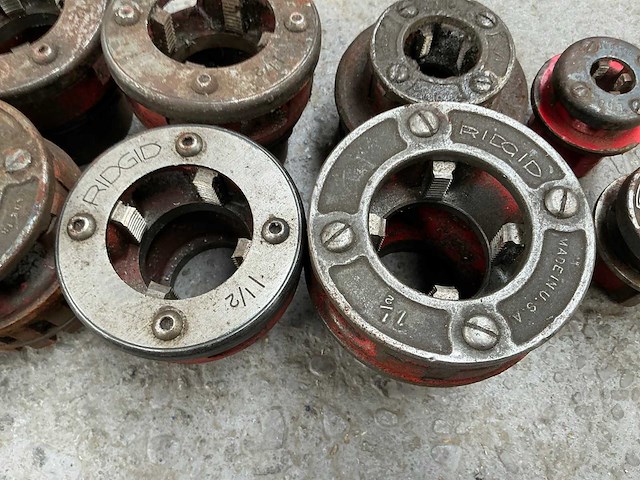 Ridgid / virax snijkoppen voor draadsnijmachine (10x) - afbeelding 3 van  6