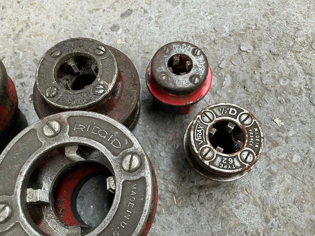 Ridgid / virax snijkoppen voor draadsnijmachine (10x) - afbeelding 4 van  6