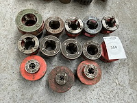 Ridgid / virax snijkoppen voor draadsnijmachine (13x) - afbeelding 1 van  10