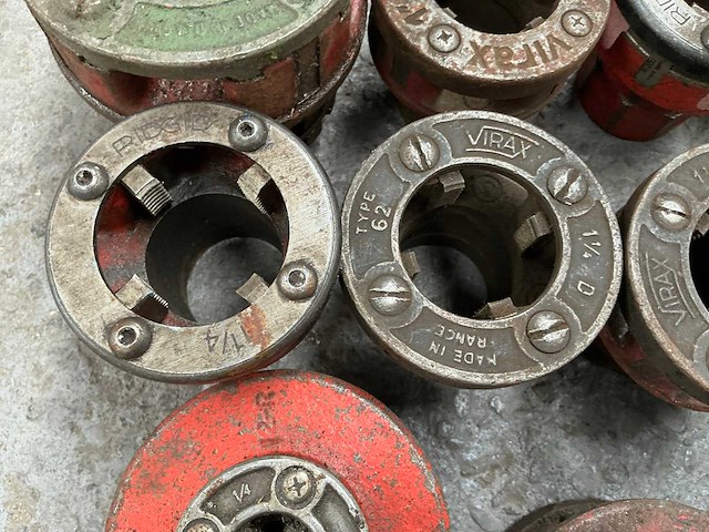 Ridgid / virax snijkoppen voor draadsnijmachine (13x) - afbeelding 6 van  10