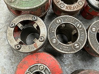 Ridgid / virax snijkoppen voor draadsnijmachine (13x) - afbeelding 6 van  10