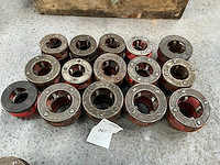Ridgid / virax snijkoppen voor draadsnijmachine (15x) - afbeelding 1 van  7