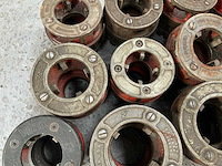 Ridgid / virax snijkoppen voor draadsnijmachine (15x) - afbeelding 3 van  7