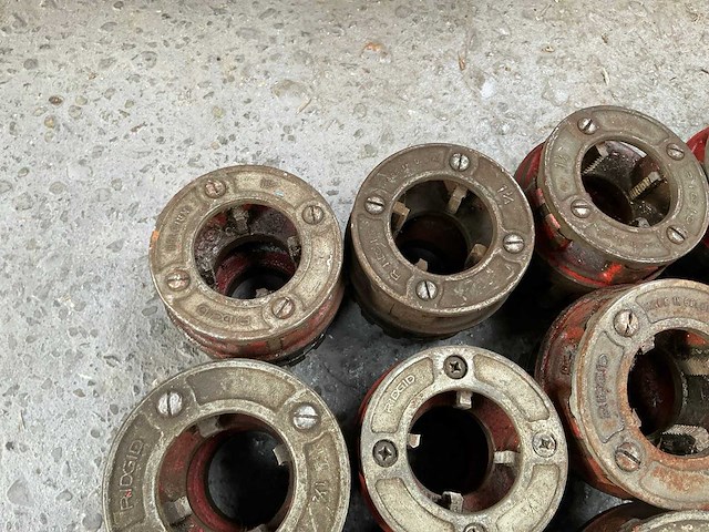 Ridgid / virax snijkoppen voor draadsnijmachine (15x) - afbeelding 4 van  7