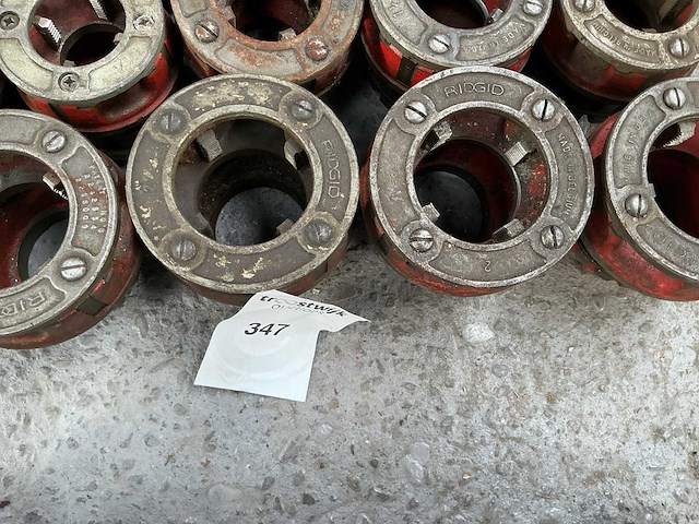 Ridgid / virax snijkoppen voor draadsnijmachine (15x) - afbeelding 6 van  7