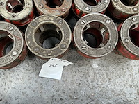 Ridgid / virax snijkoppen voor draadsnijmachine (15x) - afbeelding 6 van  7