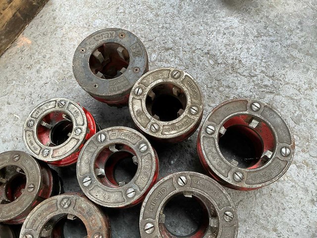 Ridgid / virax snijkoppen voor draadsnijmachine (15x) - afbeelding 7 van  7