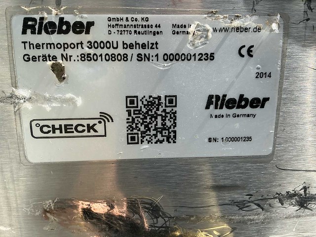 Rieber thermoport 3000u warmhoudkast - afbeelding 5 van  6