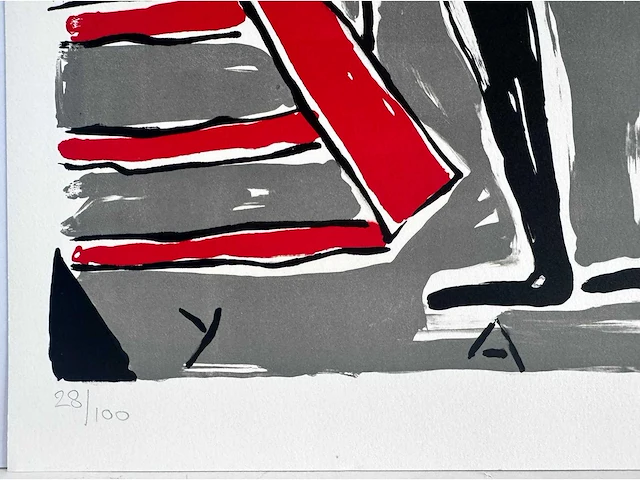 Rieneke boonman - zeefdruk - 50x65cm - 1990 - afbeelding 3 van  6