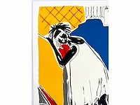 Rieneke boonman - zeefdruk - 50x65cm - 1990 - afbeelding 4 van  6