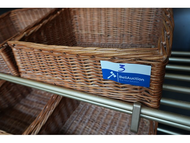 Rieten broodmanden (6 stuks) - afbeelding 1 van  4