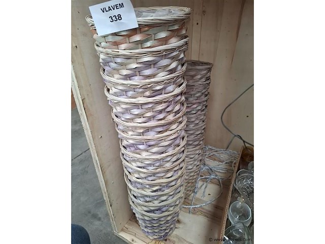Rieten mandjes - afbeelding 1 van  1
