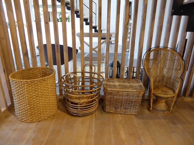Rieten mandjes - afbeelding 1 van  3