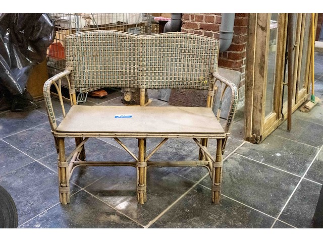 Rieten zetel - afbeelding 1 van  2