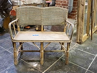 Rieten zetel - afbeelding 1 van  2