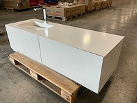 Rifra wastafel en spiegel - afbeelding 1 van  16