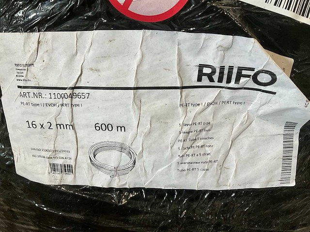 Riifo pe-rt vloerverwarmingsbuis (2x) - afbeelding 1 van  4