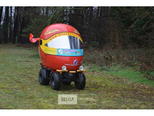 Rijdende helm - eyecatcher voor cross en autosport - afbeelding 7 van  30