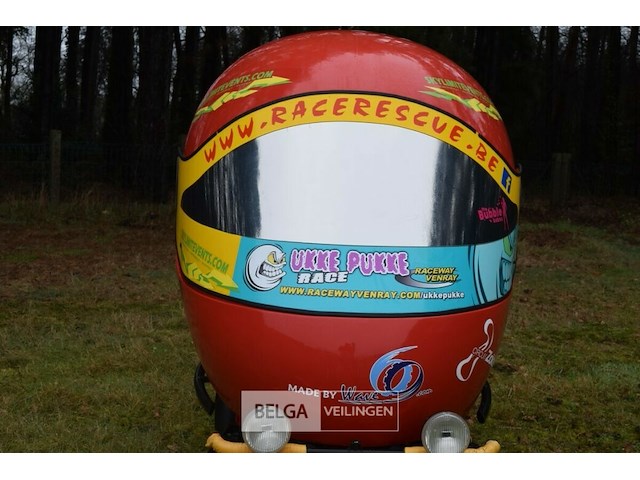 Rijdende helm - eyecatcher voor cross en autosport - afbeelding 16 van  30