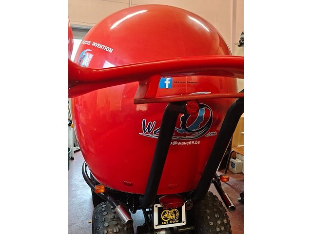 Rijdende helm gemonteerd op quad cobra 165cc (ideaal voor promo materiaal) - afbeelding 29 van  46