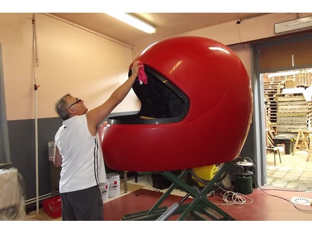 Rijdende helm gemonteerd op quad cobra 165cc (ideaal voor promo materiaal) - afbeelding 44 van  46