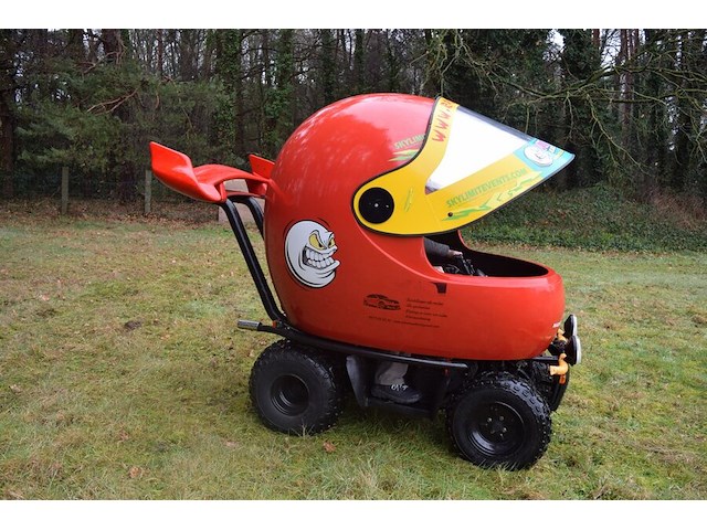 Rijdende helm gemonteerd op quad cobra 165cc (ideaal voor promo materiaal) - afbeelding 7 van  46