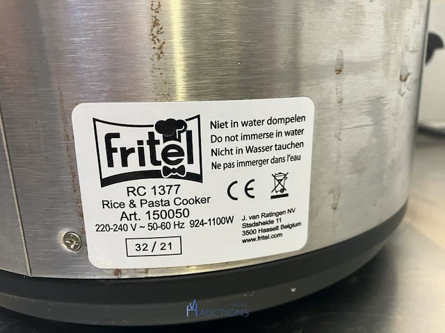 Rijst/pastakoker fritel - afbeelding 4 van  7