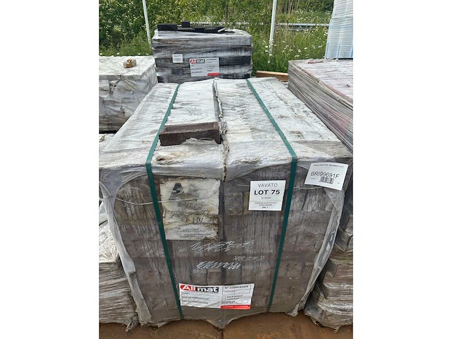 Rijswaard zwart mangaan 210x100x65 +/- 600st (1xpal) - afbeelding 2 van  2