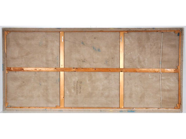 Rik lina – phaysalia-polis, the floating city - olie op doek - 300×140 cm - afbeelding 6 van  16