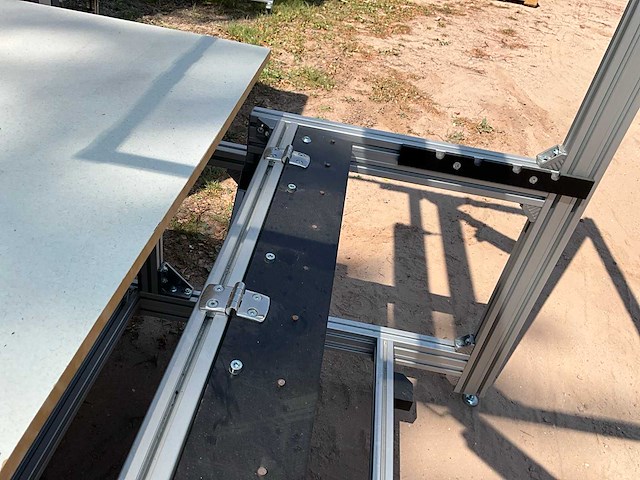 Rimas werktafel met rollenbaansysteem en led verlichting - afbeelding 7 van  12