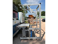 Rimas werktafel met rollenbaansysteem en led verlichting - afbeelding 4 van  9