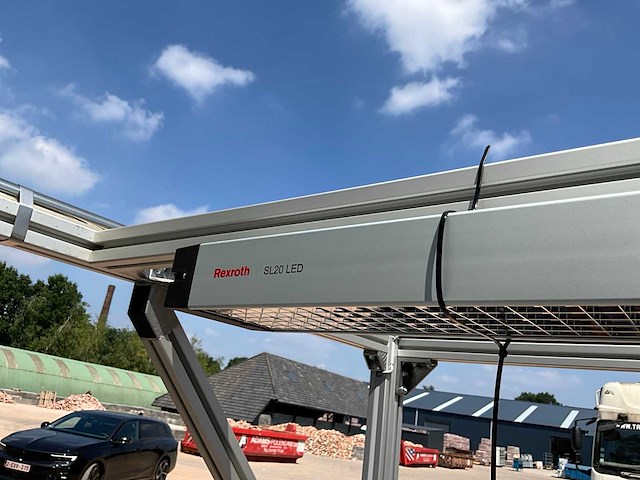 Rimas werktafel met rollenbaansysteem en led verlichting - afbeelding 3 van  4