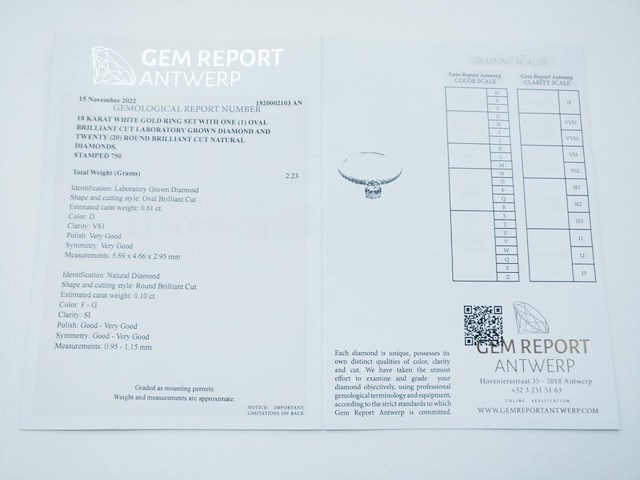 Ring 0.71ct - afbeelding 7 van  7
