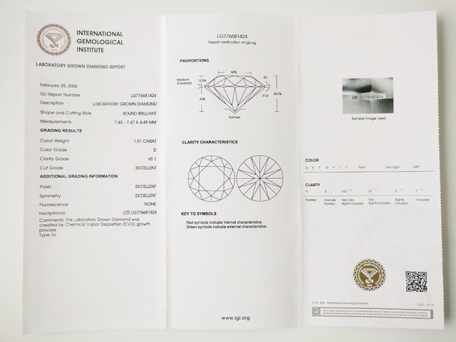Ring 1.51ct - afbeelding 6 van  6