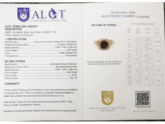 Ring 3.50ct - afbeelding 7 van  7