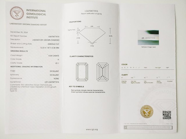Ring 5.04ct - afbeelding 7 van  7