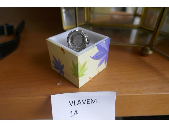 Ring met zegelmunt kennedy - afbeelding 2 van  2