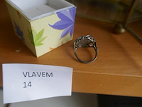 Ring met zegelmunt kennedy - afbeelding 1 van  2