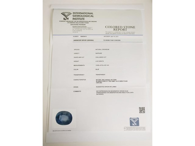 Ring sapphire - afbeelding 7 van  7